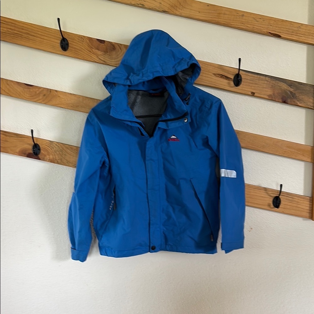 🌸McKinley Blue Weather-Resistant Hooded Raincoat
